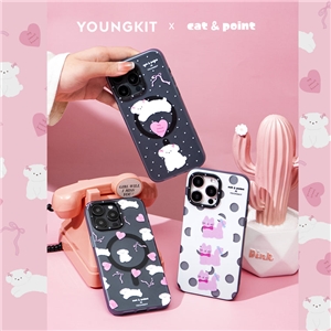قاب YOUNGKIT یانگکیت White Cat&Point Sweet Atmosphere Magsafe Series مناسب برای Apple iPhone 15 Pro Max