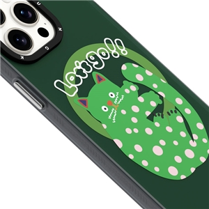 قاب YOUNGKIT یانگکیت Green Polka Dot Cat Magsafe Series مناسب برای Apple iPhone 15 Pro Max
