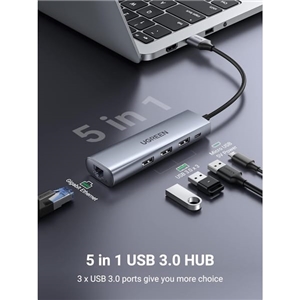 هاب 5 پورت USB 3.0 یوگرین مدل CM266 کد 60812