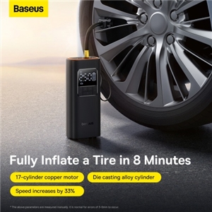 پمپ باد قابل حمل شارژی بیسوس Baseus SuperMini Pro Series Wireless Car Inflator BS-CG016
