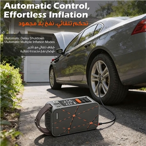 کمپرسور باد پرودو Porodo Flator PDGA03BK همراه با چراغ قوه