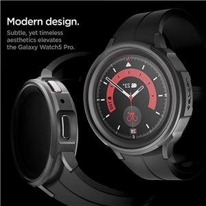 گادر محافظ گلکسی واچ 5 پرو برند اسپیگن مدل Galaxy Watch 5 Pro (45mm) Case Liquid Air