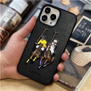 قاب چرمی Polo مدل چوگان Jockey مناسب برای Apple iPhone 13 Pro Max