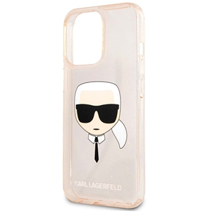 گارد ژله ای اکلیلی iPhone 13 Pro Max طرح Karl Lagerfeld مدل Karl Head