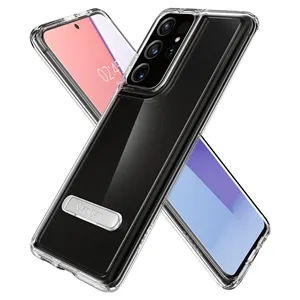 قاب گلکسی اس 21 اولترا برند اسپیگن مدل Spigen Ultra Hybrid S case Galaxy S21 Ultra