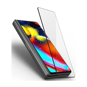 محافظ صفحه نمایش اسپیگن Spigen GLAS.tR Glass Galaxy Z Fold 3 همراه با فیلم محافظ لولا