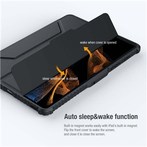 کیف کلاسوری نیلکین مدل Camshield Bumper Leather مناسب برای تبلت سامسونگ Galaxy Tab S8