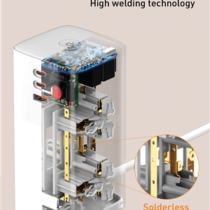 چند راهی برق و شارژر الدینیو Ldnio SC4383 GaN