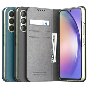 کیف چرمی گوشی آراری مدل Mustang Diary مناسب Galaxy A54