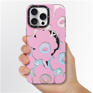 قاب YOUNGKIT یانگکیت Pink Color Changing Floral Magsafe Series مناسب برای Apple iPhone 14 Pro Max