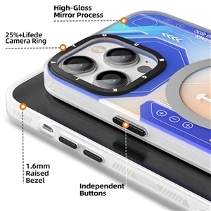 قاب YOUNGKIT یانگکیت Metaverse Blue Strong Anti-Drop Impact Series مناسب برای Apple iPhone 13 Pro