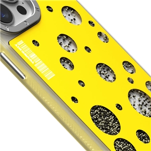 قاب YOUNGKIT یانگکیت Yellow Polka Dots Quicksand Magsafe Series مناسب برای Apple iPhone 15 Pro