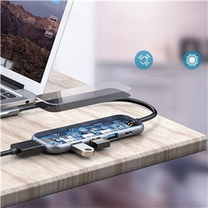 هاب 5 پورت USB -C بیسوس مدل Superlative HUB