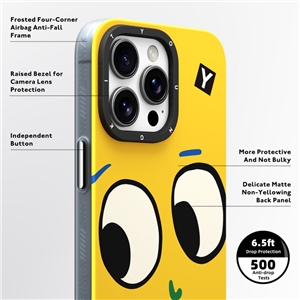قاب YOUNGKIT یانگکیت Big Yellow Sunshine Smiling Eyes Magsafe Series مناسب برای Apple iPhone 14