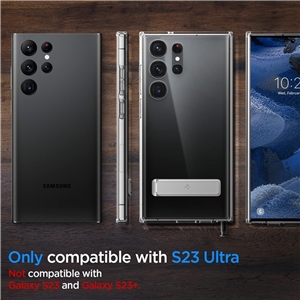 قاب گلکسی اس 23 اولترا برند اسپیگن مدل Spigen Ultra Hybrid S case Galaxy S23 Ultra