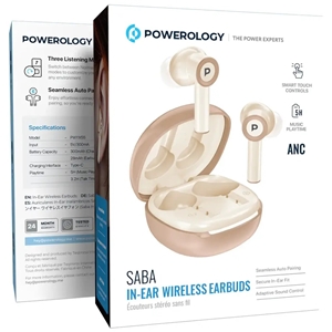 ایرباد پاورولوژی Powerology Saba In-Ear Wireless Earbuds
