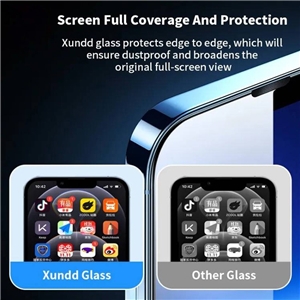 محافظ صفحه نمایش گلس برند زاند Xundd مدل Axe Easy install مناسب برای Apple iPhone 15
