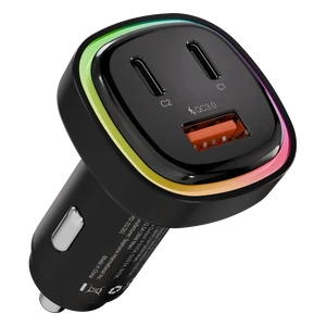 شارژر فندکی 66 وات Levelo Statique 66W Car Charger