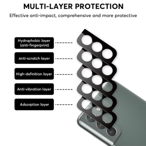 محافظ لنز دوربین بوف مدل 3D Pro-G مناسب برای گوشی موبایل سامسونگ Galaxy S21