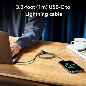 کابل USB-C به لایتنینگ برند ESR دارای MFI طول 2m