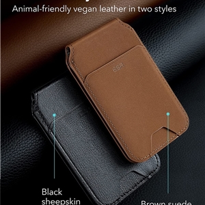 ESR کیف و هولدر مگنتی چرمی ESR HaloLock Vegan Leather Wallet