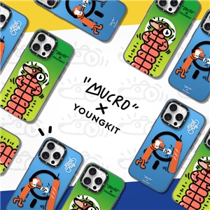 قاب YOUNGKIT یانگکیت Blue Mucro Strees Relief With Humor Magsafe Series مناسب برای Apple iPhone 15 Pro Max