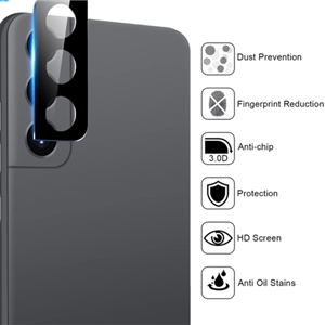 محافظ لنز دوربین بوف مدل 3D مناسب برای گوشی موبایل سامسونگ Galaxy S22 Plus