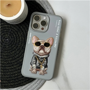 قاب Nimmy Glasses Series طوسی مناسب برای Apple iPhone 15 Pro Max