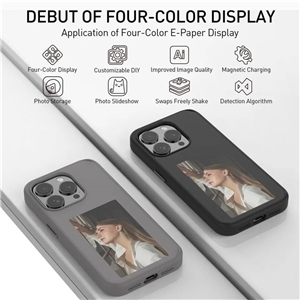 قاب N F C ان اف سی خاکستری مناسب برای Applre iPhone 15 Pro Max