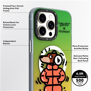 قاب YOUNGKIT یانگکیت Green Mucro Strees Relief With Humor Magsafe Series مناسب برای Apple iPhone 14 Pro Max