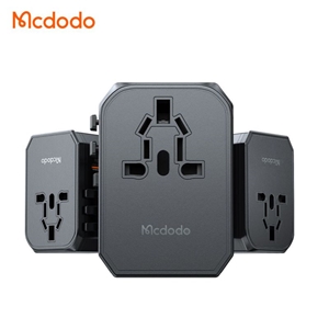 آداپتور شارژ سریع 33وات و تبدیل پریز همه کاره مسافرتی مک دودو مدل MCDODO CP-4290