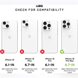 قاب UAG مدل Plyo Ice/Silver برای iPhone 16 Pro Max