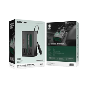 اینورتر خودرو گرین لاین Green Lion GC-300 Car Inverter GNGC300PINBK