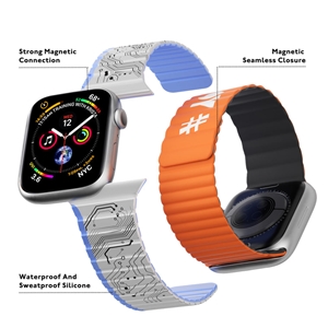 بند اپل واچ یانگکیت Youngkit Soft Silicone Magentic Apple Watch Band مناسب برای سایز 42,44,45,49