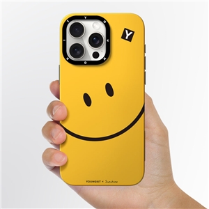 قاب YOUNGKIT یانگکیت Small Yellow Sunshine Smiling Eyes Magsafe Series مناسب برای Apple iPhone 15
