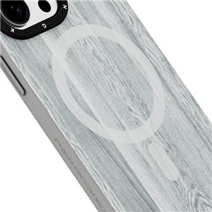 قاب YOUNGKIT یانگکیت White Wooden Texture Magsafe Series مناسب برای Apple iPhone 15 Pro Max