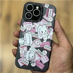 قاب YOUNGKIT یانگکیت Gray Time Bunny Magsafe Series مناسب برای Apple iPhone 13 Pro