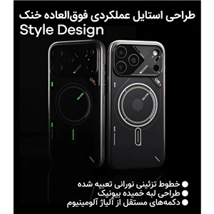 قاب آیفون 17 پرو آلومو مدل | Aulumu A17 Frosted