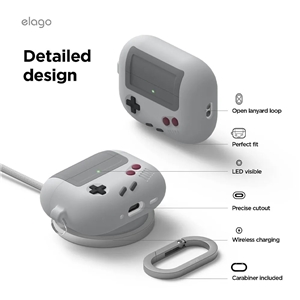 کاور کیس ایرپاد پرو 3 اپل برند Elago مدل AW5 Hang مناسب برای AirPods Pro (3rd Gen)