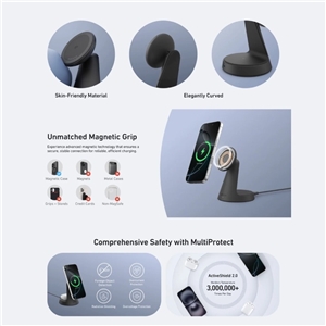 شارژر وایرلس 15 وات مگ سیف انکر مدل A25M7