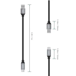 ابل تبدیل USB 3.0 به USB-C آکی مدل CB-CD2 طول 1 متر