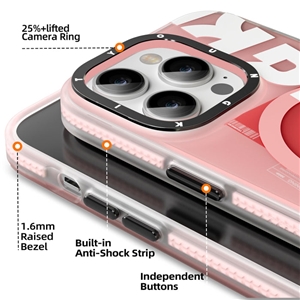 قاب YOUNGKIT یانگکیت Pink Colorful Anti-Drop Series مناسب برای Apple iPhone 14