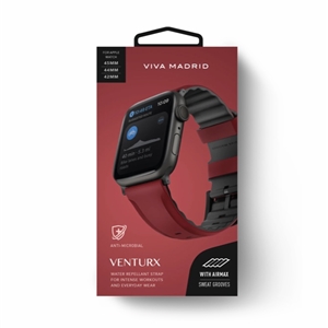بند ونتورکس Sport سیلیکون ویوا مادرید سایز 42/44/45 اپل واچ Venturx Sports Viva Madrid Apple Watch Band