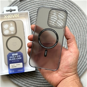 قاب برند ایکس لول مدل X-Level Eagle Eye Glass  پشت مات دور نرم مناسب برای Apple iPhone 15 Pro Max
