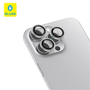 رینگ محافظ لنز آیفون ا BLUEO PVD Stainless Original Steel Frame Lens Protector مناسب برای Apple iPhone 15 Pro Max