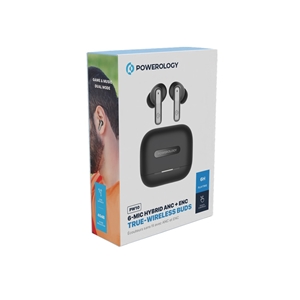 ایرباد پاورولوژی Powerology 6-Mic Hybrid ANC + ENC True Wireless Buds