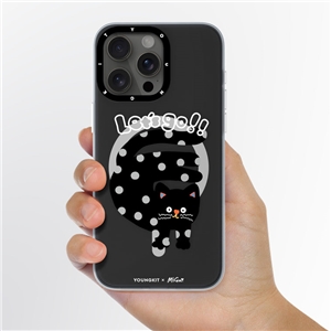قاب YOUNGKIT یانگکیت Black Polka Dot Cat Magsafe Series مناسب برای Apple iPhone 14 Pro