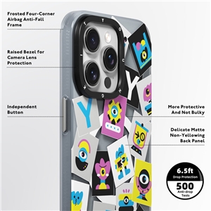 قاب YOUNGKIT یانگکیت White S.Nine Colorful Eyes Magsafe Series مناسب برای Apple iPhone 13