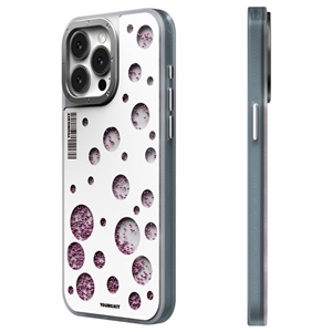 قاب YOUNGKIT یانگکیت White Polka Dots Quicksand Magsafe Series مناسب برای Apple iPhone 15 Pro Max