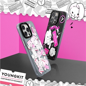 قاب YOUNGKIT یانگکیت Black Time Bunny Magsafe Series مناسب یرای Apple iPhone 14 Pro Max